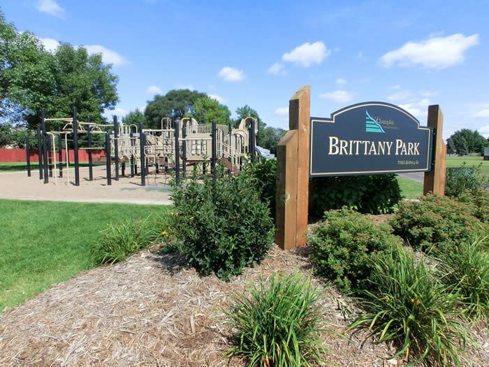 Brittany Park Sign