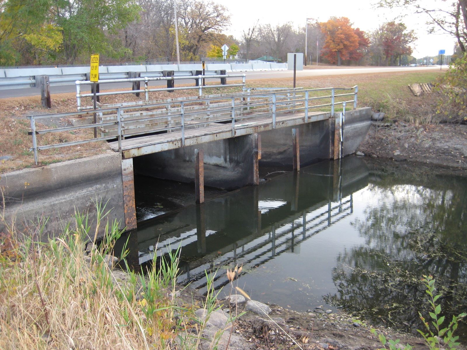 Elm Creek Lower Dam Before