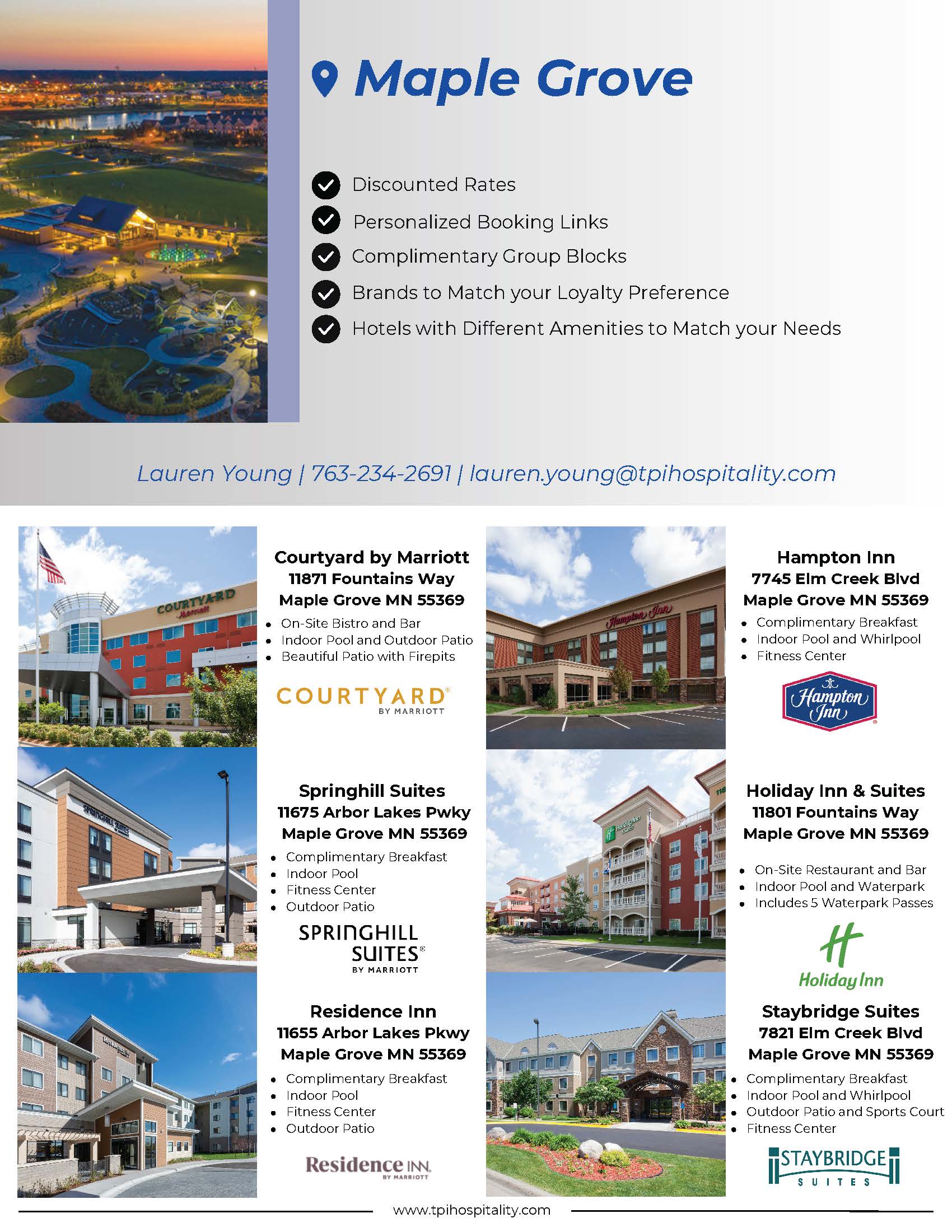A list of Maple Grove hotels (PDF).